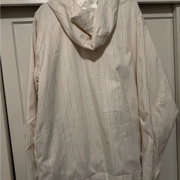 Burton Men's Cream Raincoat with Hood - Picture 8 of 9